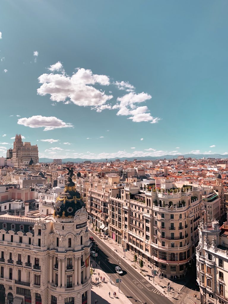 Gran vía, Madrid, España