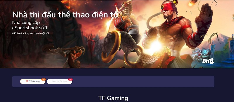 BK8 - Sân game cá cược thể thao điện tử top đầu châu Á
