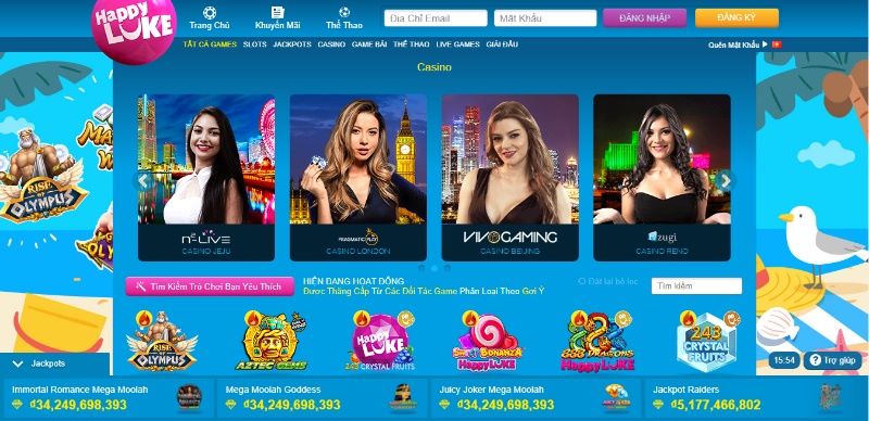 Nhà cái Happyluke Casino