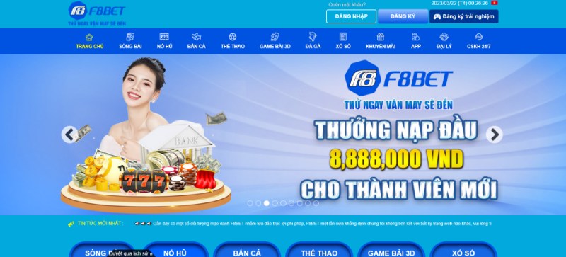 Link vào f8bet casino