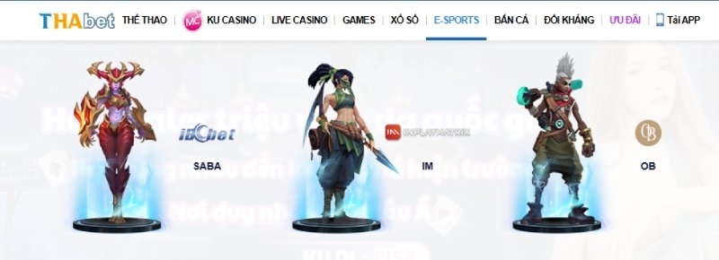 Sảnh cược Esport 