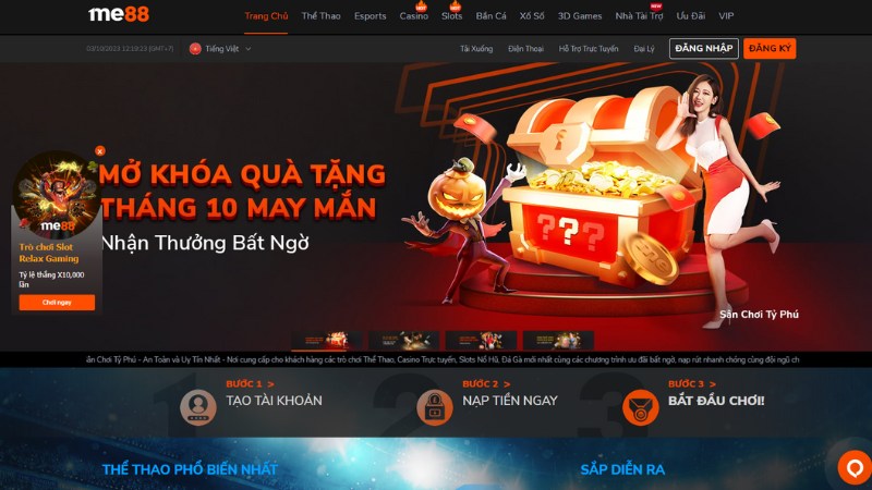 Nhà cái game cờ bạc me88